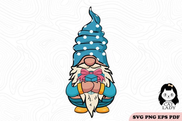 Blue Winter Gnomies Christmas SVG PNG Review