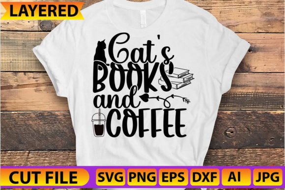 Cat a Books and Coffee Embroidery Design Review