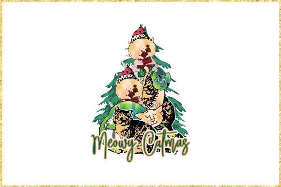 Christmas Tree Cat Sublimation Review for Embroidery Projects