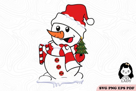 Cute Snowman Christmas SVG PNG Review