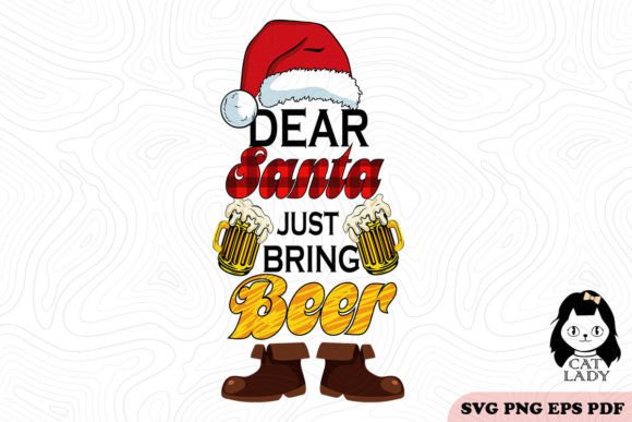 Dear Santa Just Bring Beer SVG PNG Review