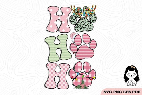 Ho Ho Ho Pink Christmas SVG PNG Review