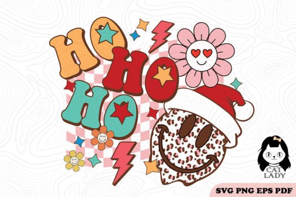 Ho Ho Ho Smile Face Christmas SVG PNG Review