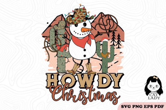 Howdy Christmas Snowman SVG PNG Review