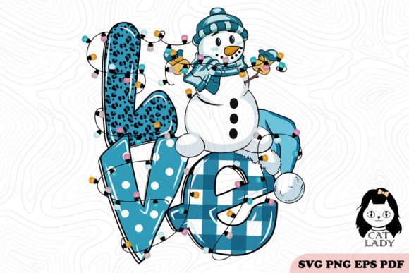 Love Snowman Winter Christmas SVG PNG Review