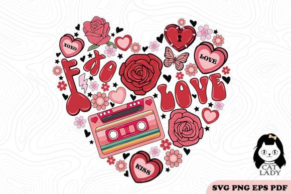 Love Valentine SVG PNG Sublimation Review for Embroidery Projects