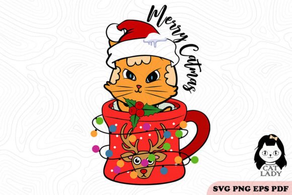 Merry Catmas Christmas SVG PNG Review