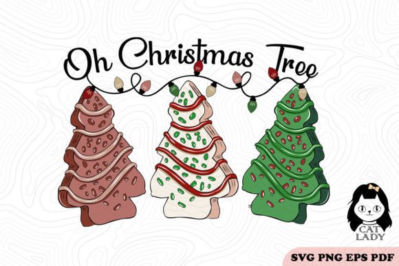 Oh Christmas Tree Cakes SVG PNG Review
