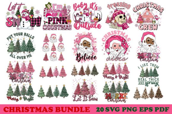 Pink Christmas Embroidery Design Bundle Review
