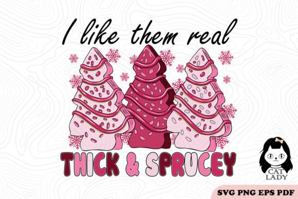 Pink Christmas Tree Cakes SVG PNG Review