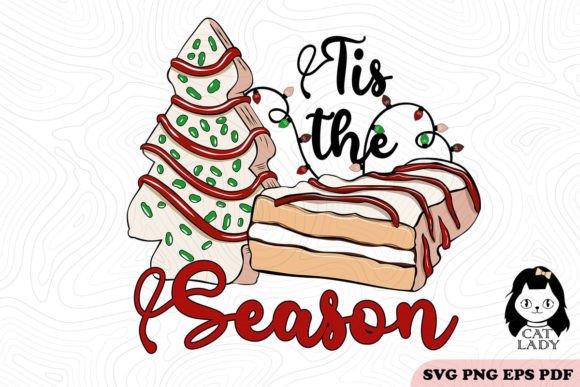 Tis the Season Christmas Cakes SVG PNG Review