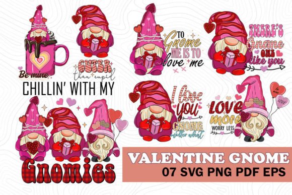 Valentine Gnomes SVG PNG Sublimation Review