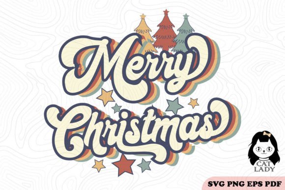 Vintage Merry Christmas SVG PNG Review