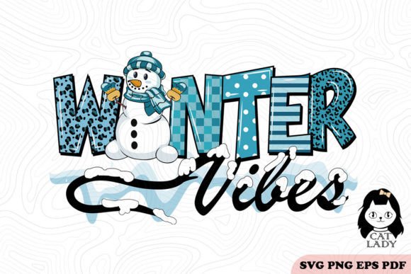 Winter Vibes Christmas SVG PNG Review